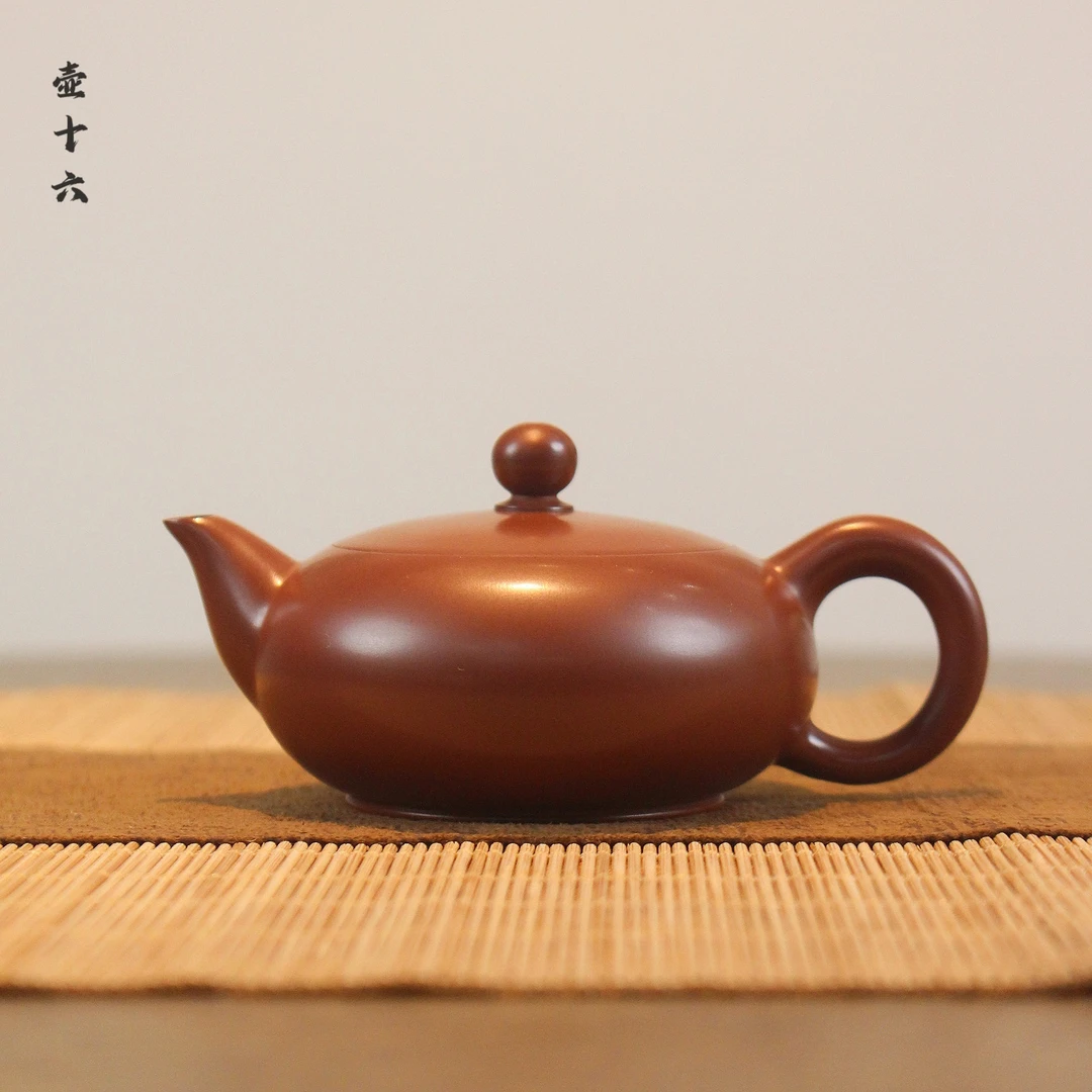 壶十六 章泽伟-凤雏壶 约80cc 全手工潮州手拉壶 小容量泡茶壶