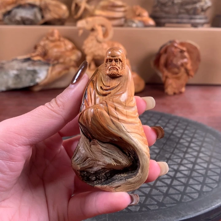 柏木（崖柏）根雕手把件