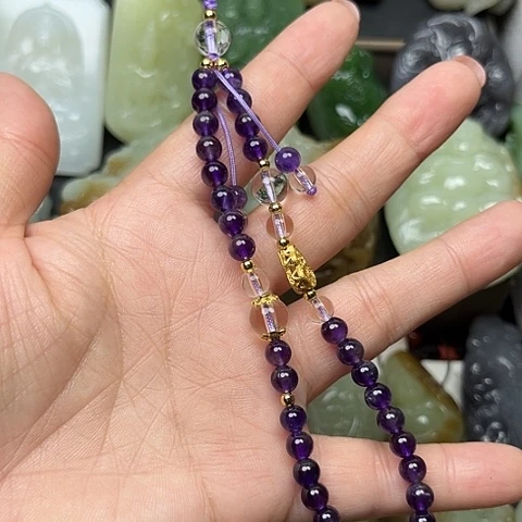 颈饰未镶嵌和田玉龍**神