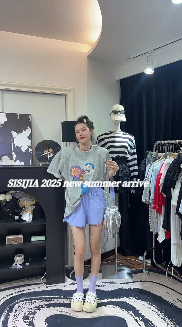 街头风复古港风短袖印花耐磨T恤韩版夏季情侣个性潮流百搭