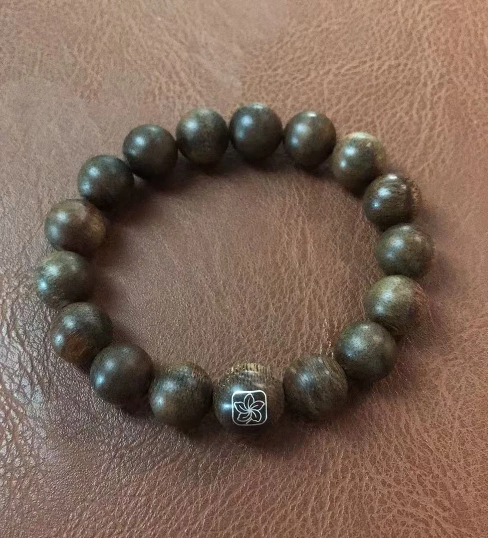 沉香【热科学研究院】越南芽庄白奇雷击玉化精华料1.2单圈设计款