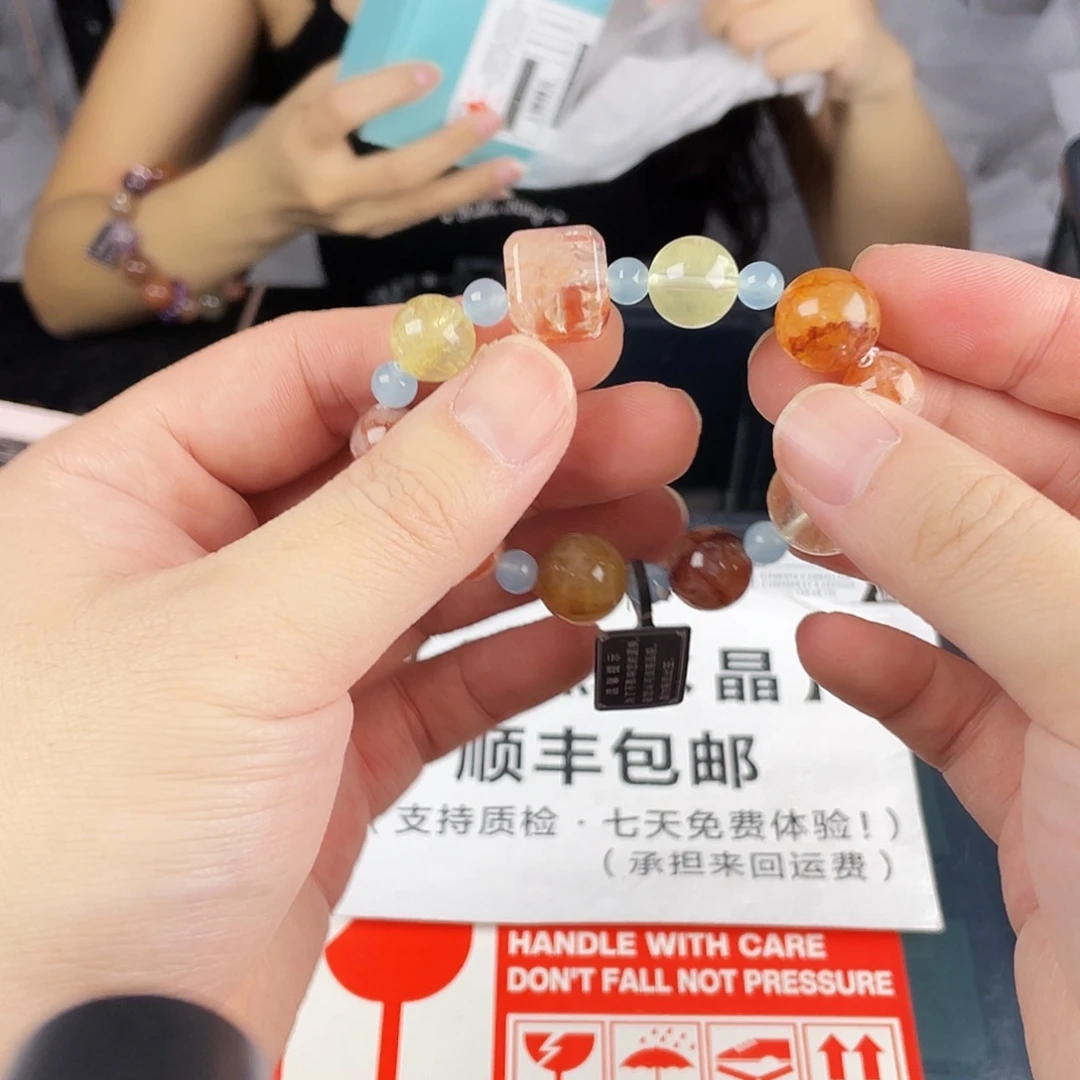 水晶手链银S925镶嵌