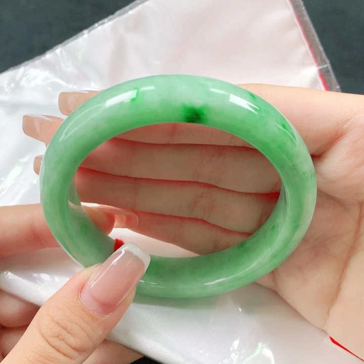 我***我翡翠未镶嵌手镯57圈H166101