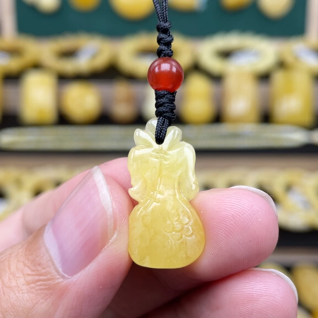 琥珀裸石未镶嵌琥珀蜜蜡