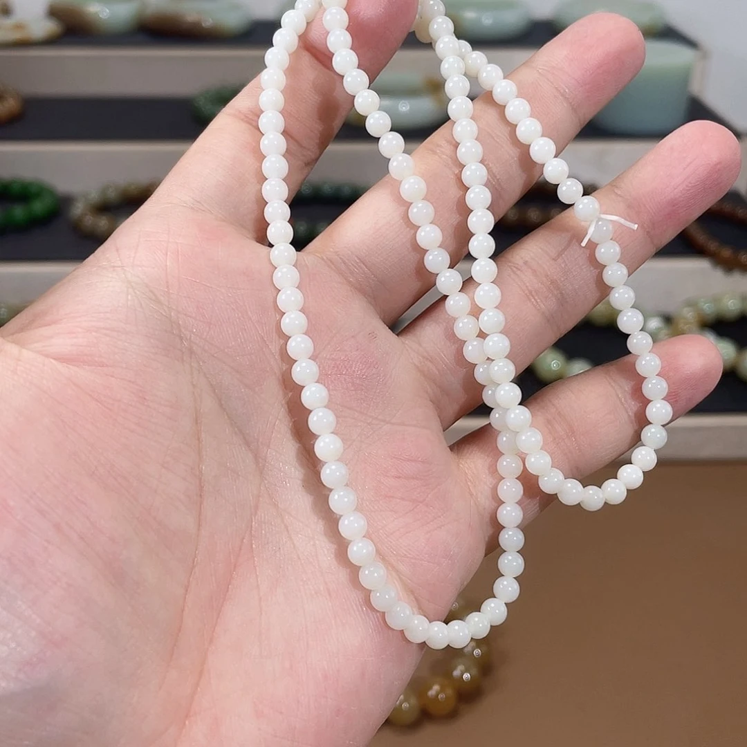 手链未镶嵌和田玉米达 特细 4.0