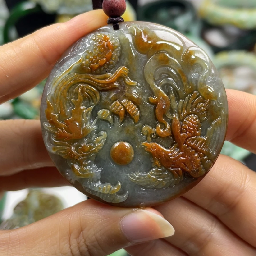 颈饰未镶嵌翡翠牌子