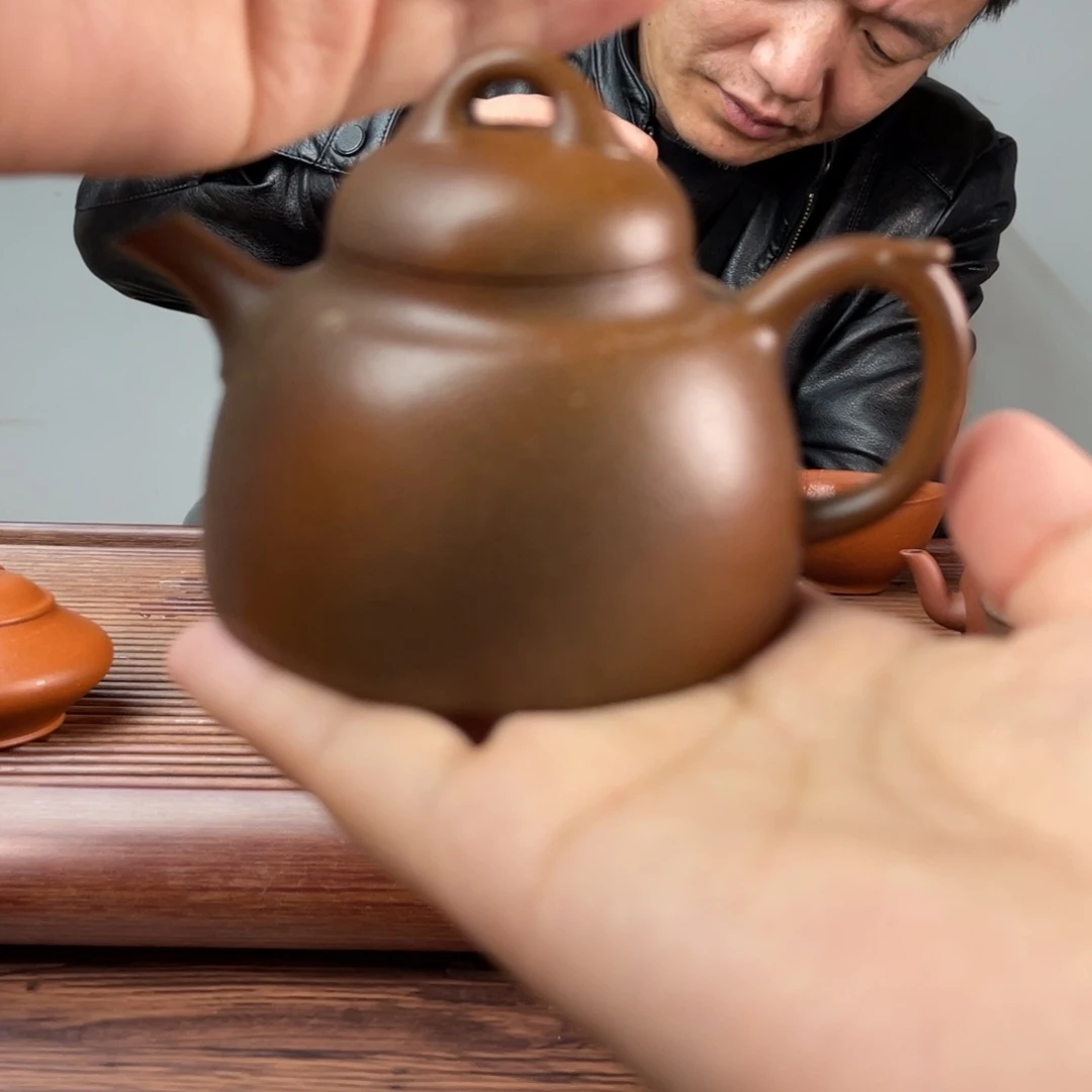 段泥茶壶黄金段柴烧秦权150cc