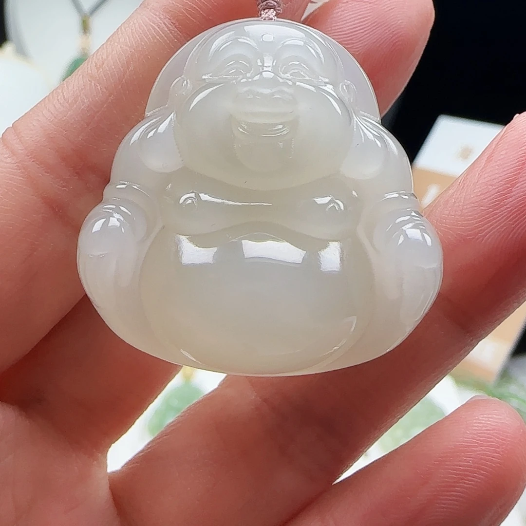 和田玉未镶嵌颈饰35