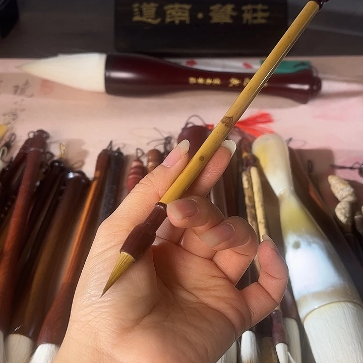 出锋2.0口径0.65狼毫小楷 特价笔杆瑕疵