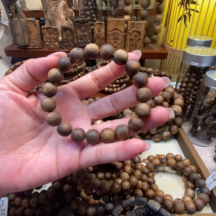 沉香沉香碎屑圆珠卡1.1mm9克