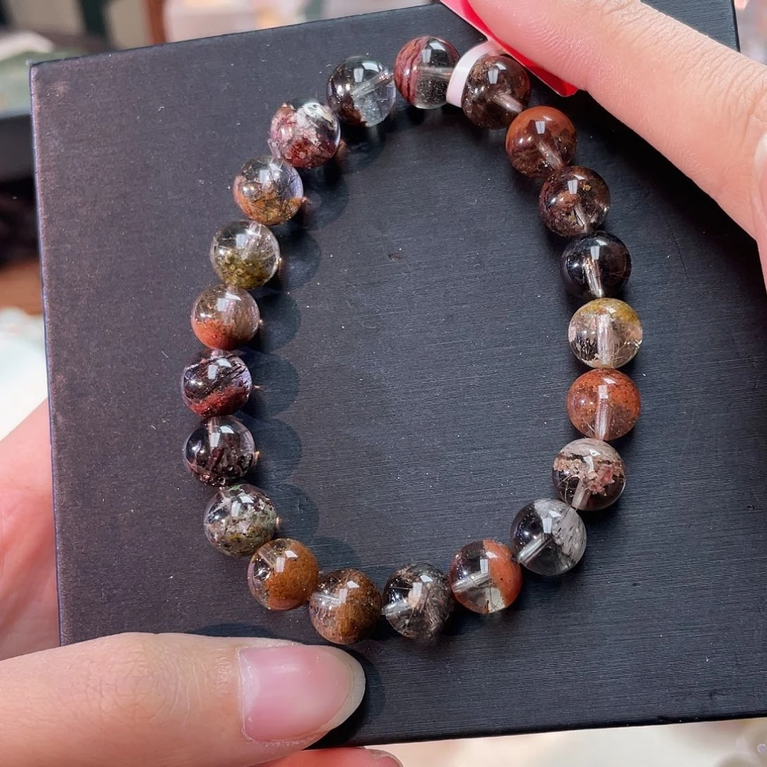 水晶未镶嵌手串四季幽灵手串yl1642 126号