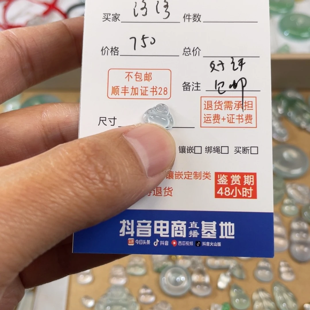 翡翠颈饰未镶嵌ⓝ****洛