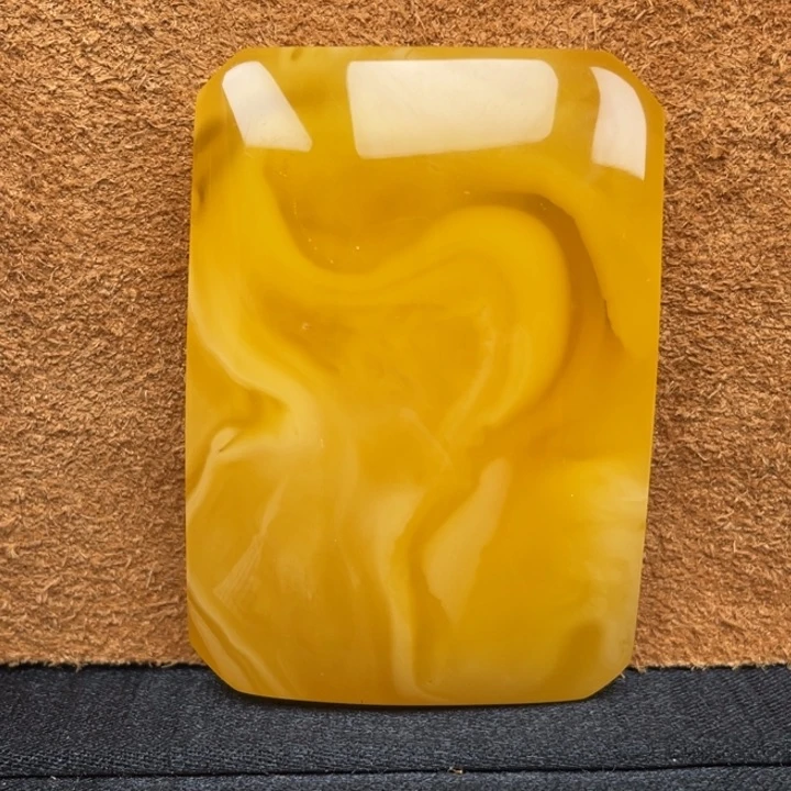 裸石蜜蜡未镶嵌蜜蜡平安无事牌