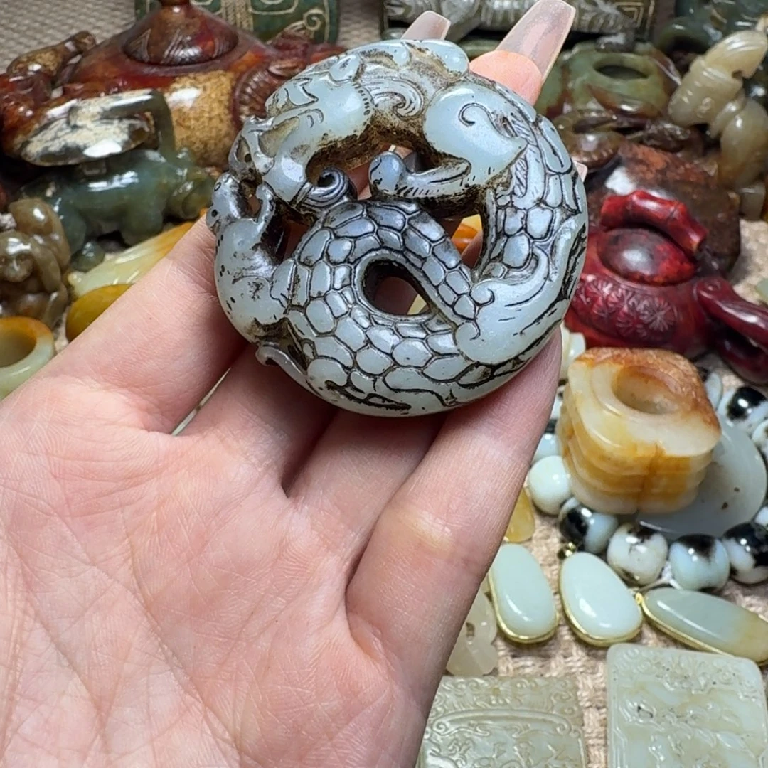 白玉菩提吊坠挂件