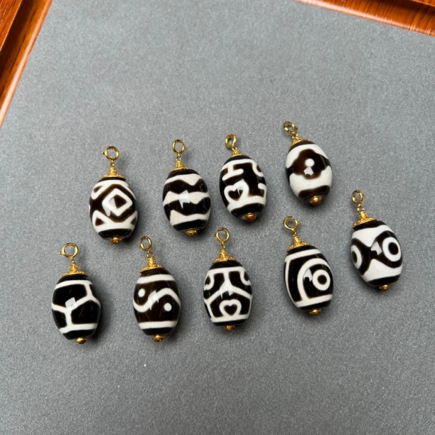 【艺心珠宝】玛瑙黑白项链多样性发货/发一件S09121