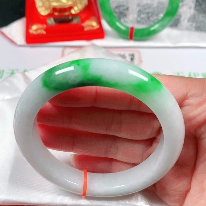 未镶嵌手镯翡翠  编号DH1224 正圈58 福利镯