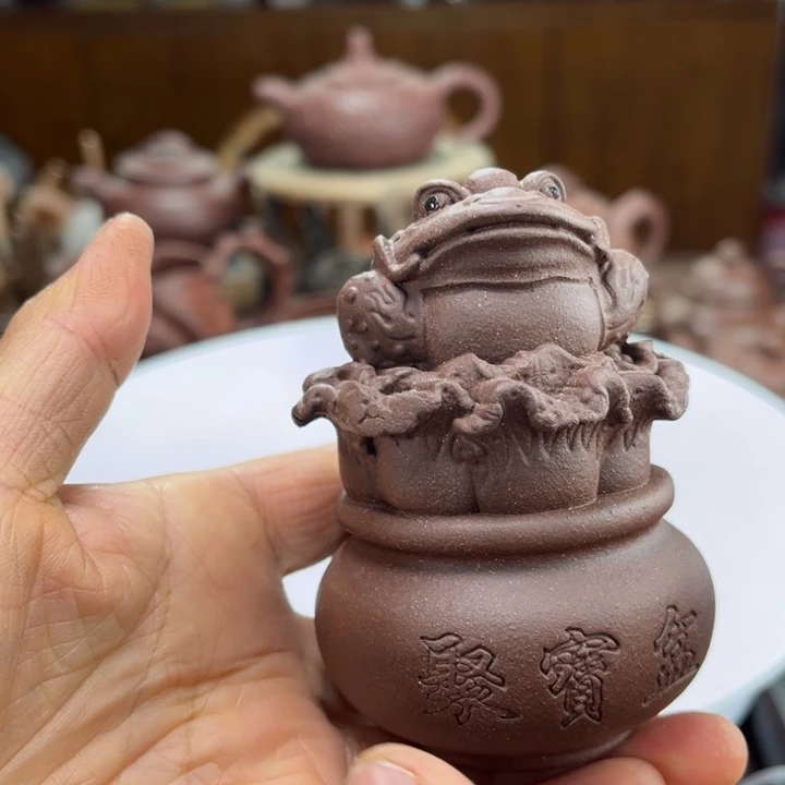 茶壶紫砂紫砂花茶