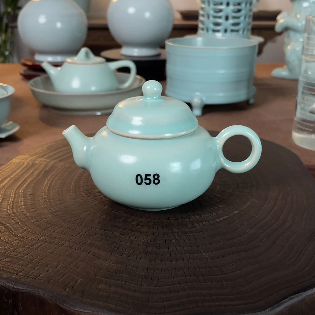 瓷微瑕058原矿汝瓷当代，