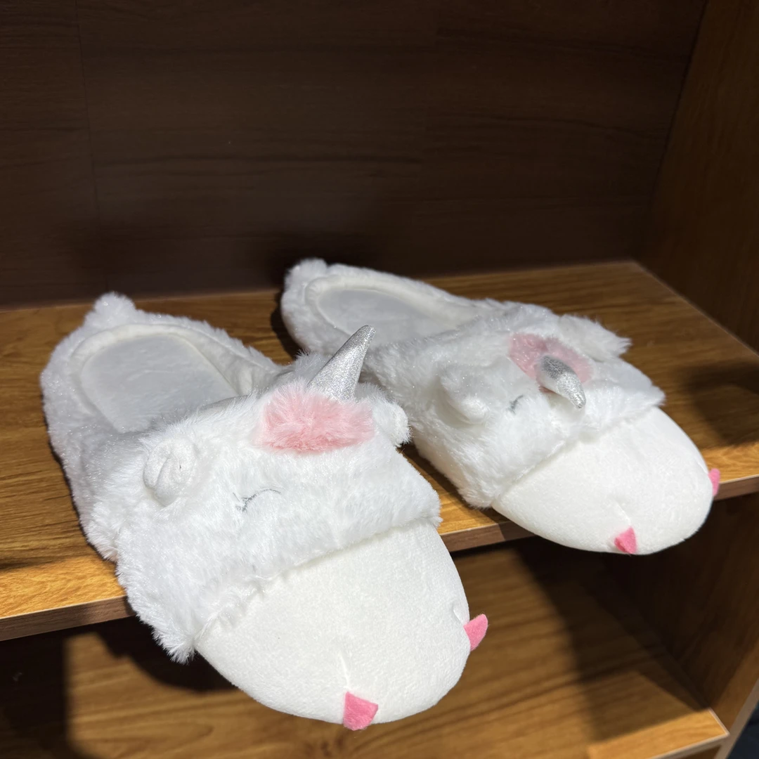 可爱独角兽女款家居拖