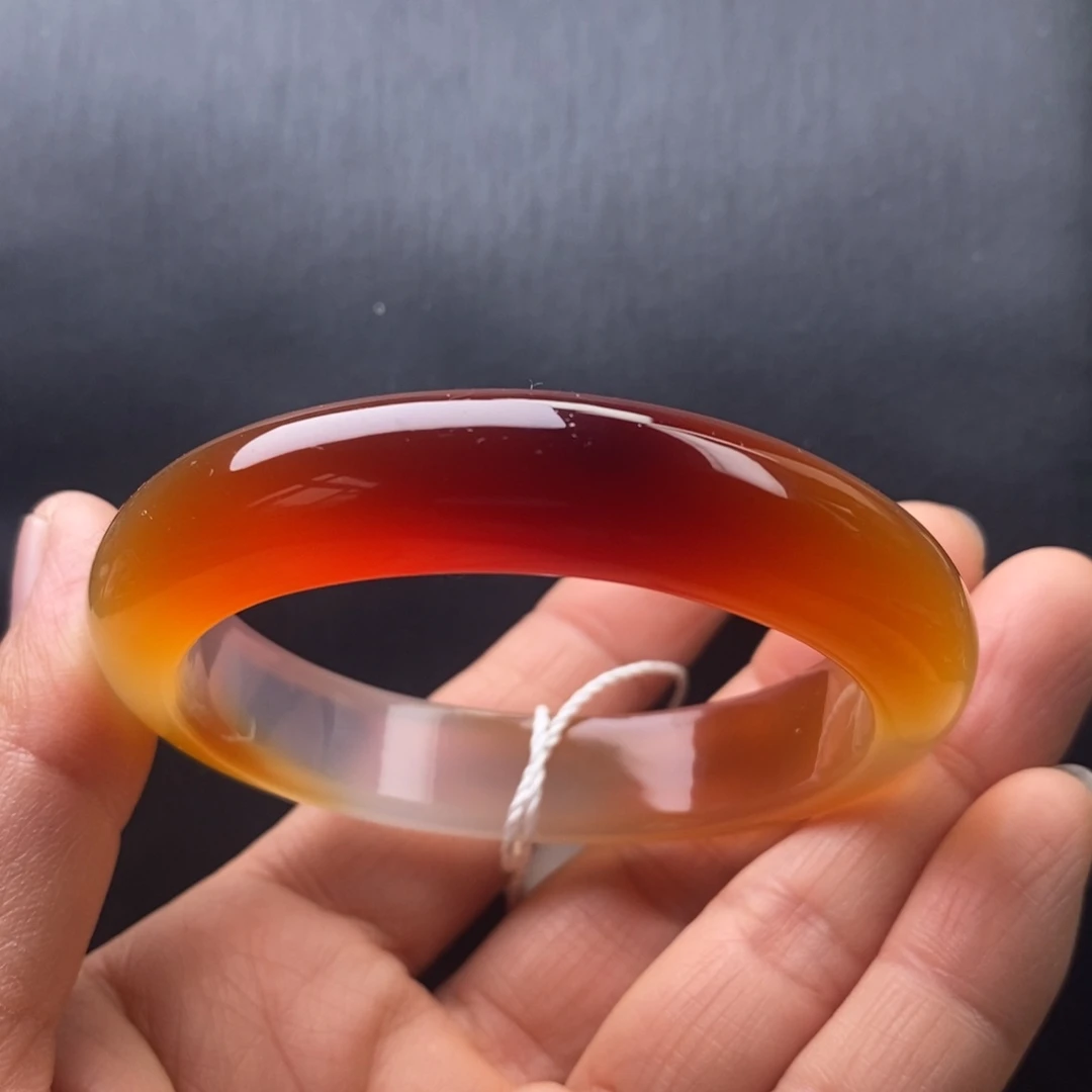 玛瑙/玉髓未镶嵌手镯54圈