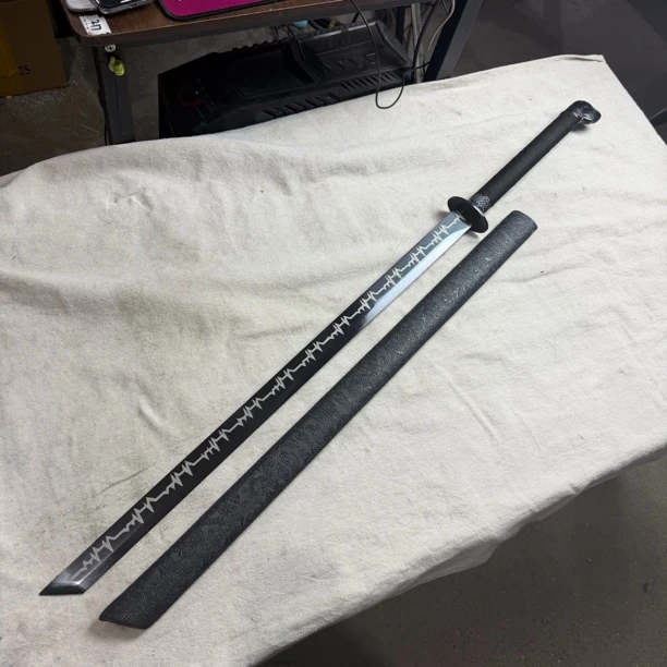 3692 龙泉昊天宝剑高锰钢唐横刀包皮鞘未开刃