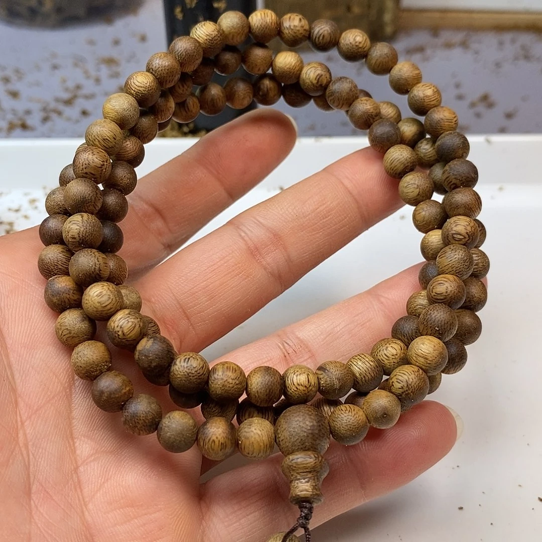 沉香手串老白棋规格0.7多样性发货