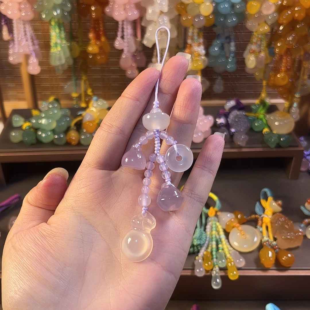 玛瑙/玉髓未镶嵌车挂