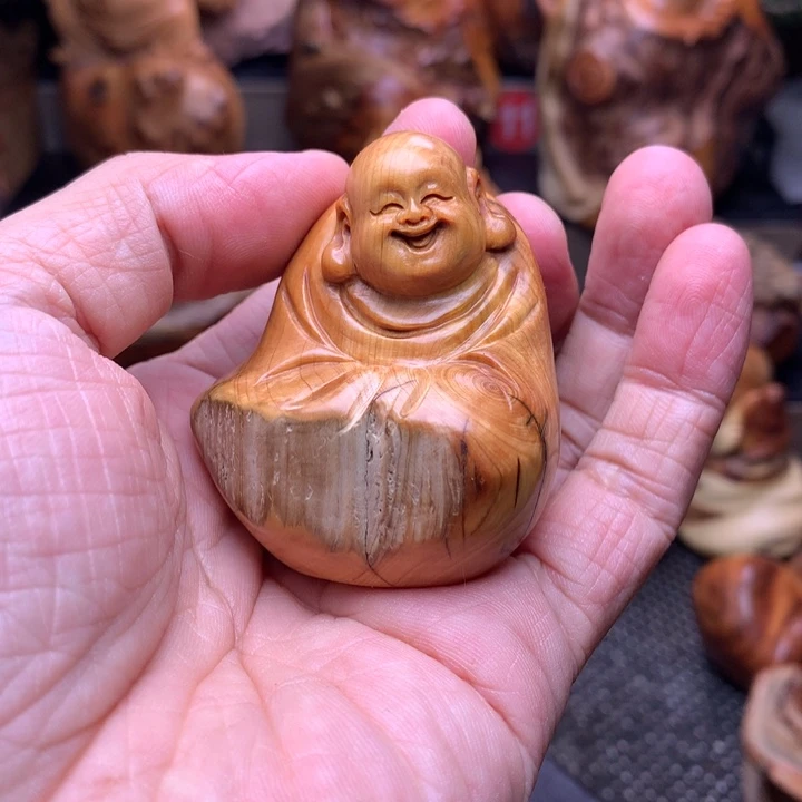 柏木（崖柏）崖柏陈化料手把件