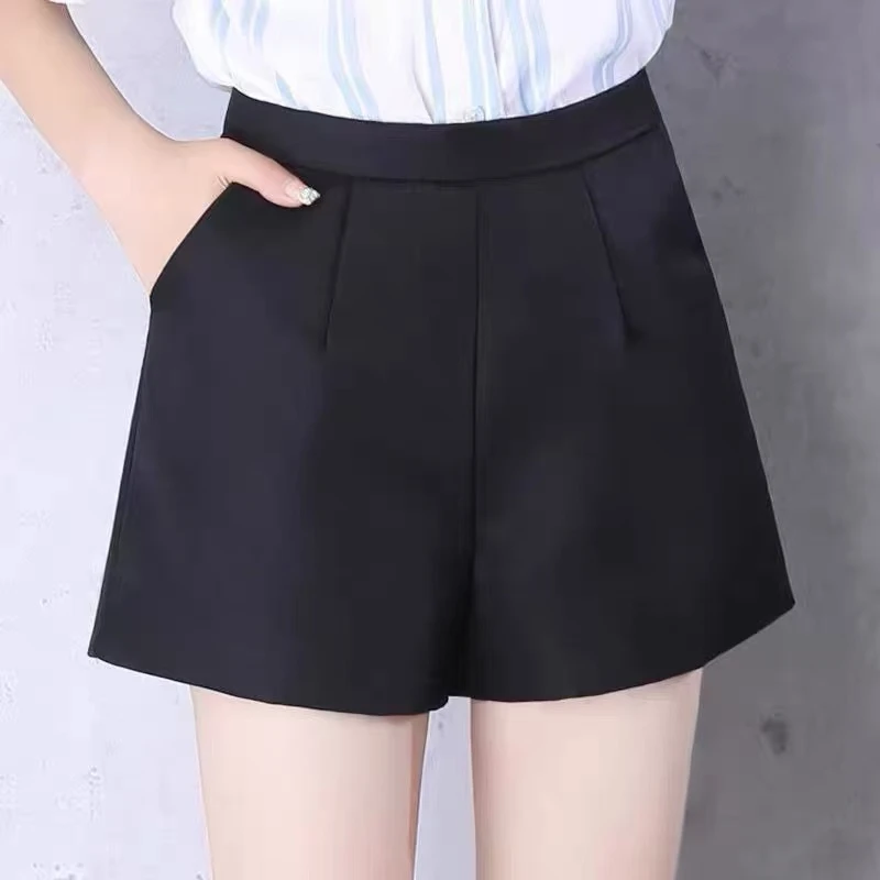 951 GZ夏季新款高腰短裤女裙裤韩版宽松显瘦休闲A字阔腿休闲裤