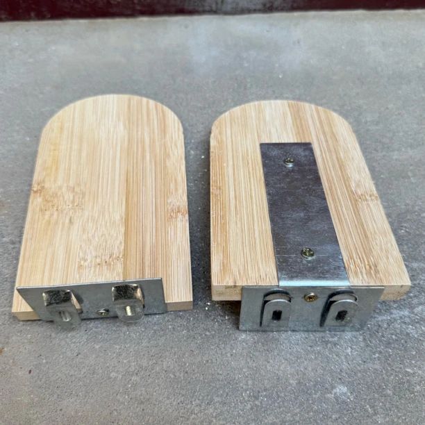 新款竹木雪糕式挂钩站架（适用于2✖️2网孔，2✖️10网孔）