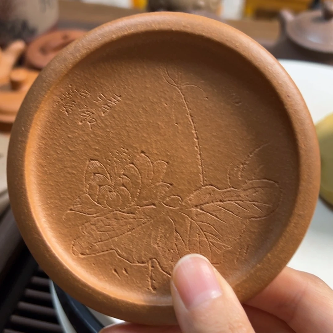 茶壶紫砂段泥荷花10