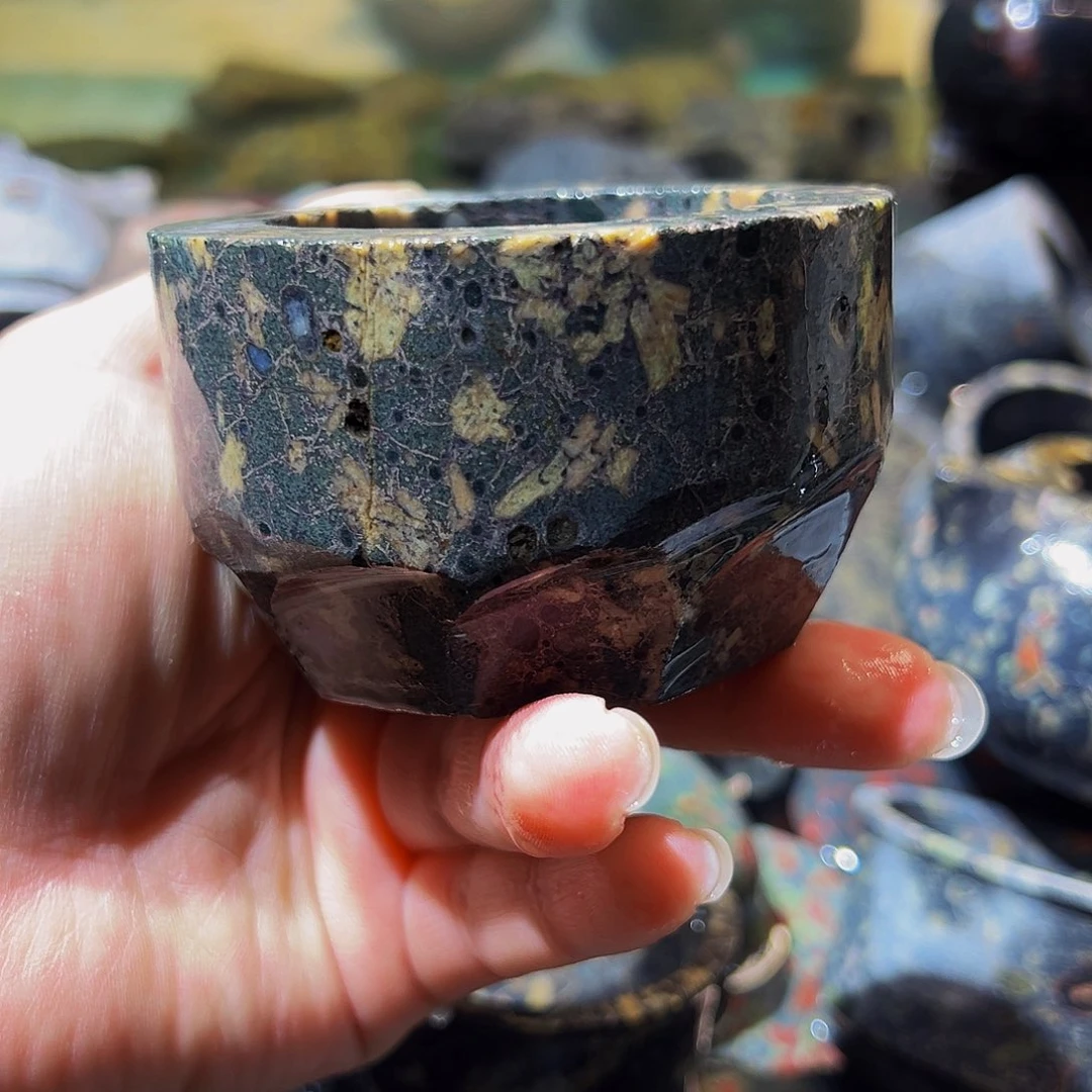 梅花玉鱼缸石茶周边不退不换