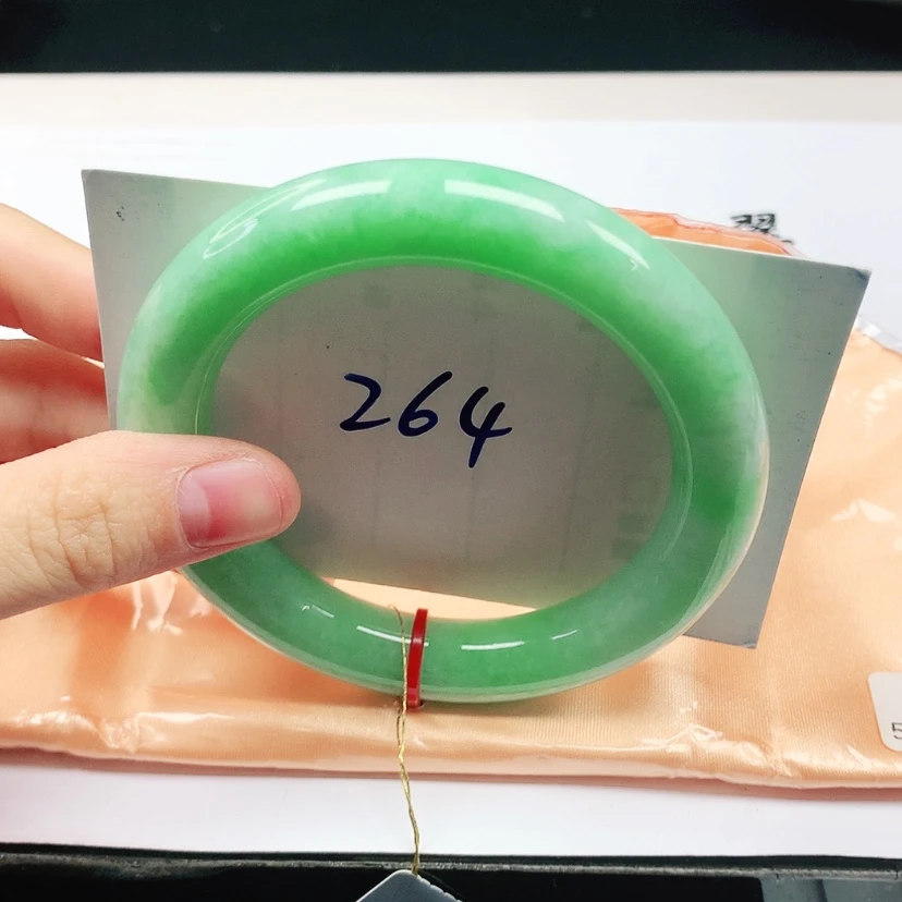 【闪购商品】翡翠手镯（圆镯）未镶嵌缅甸天然a货手镯57+