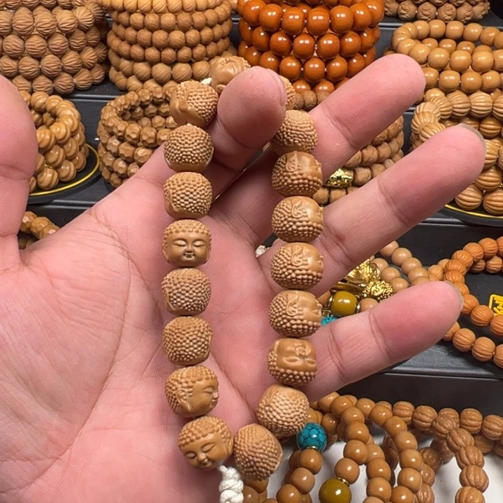 猴头核桃手串李*爷宝宝佛瑕疵款