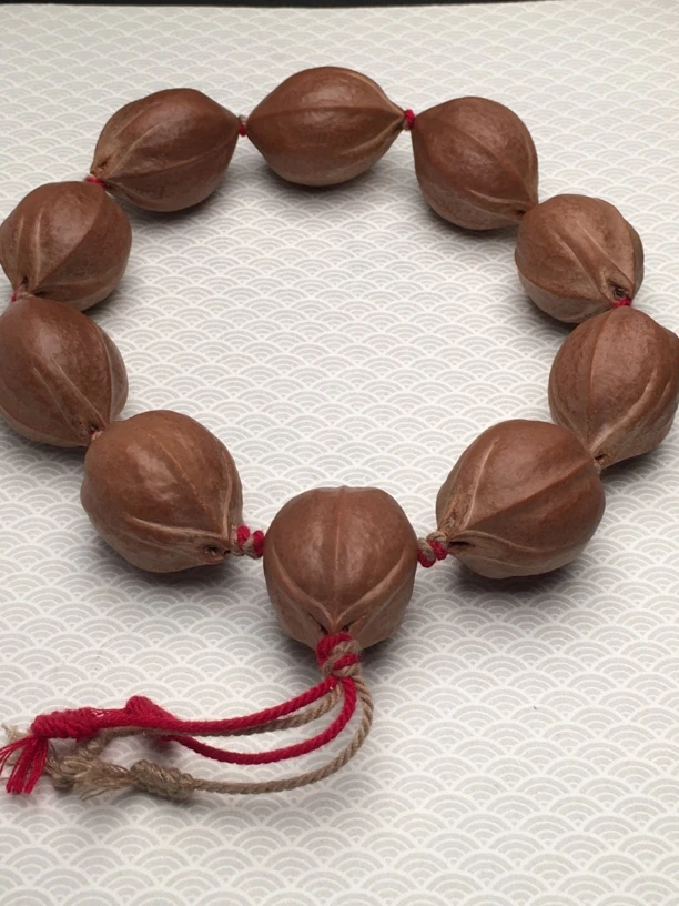 苏工精品橄榄核雕老树铁核2.1颜色红密度高易盘玩上色