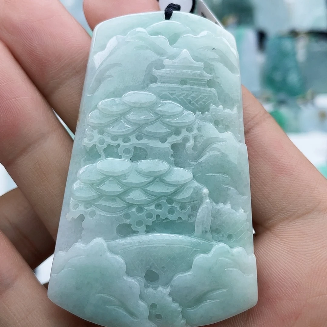 颈饰未镶嵌翡翠翡翠