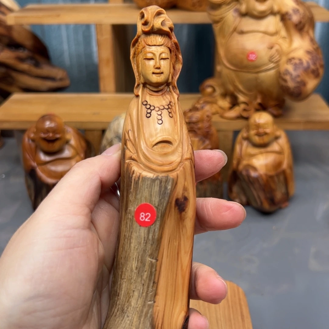 润***蘭木崖柏木摆件手把件