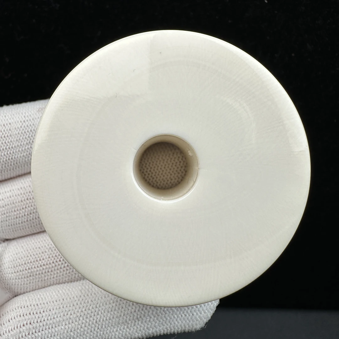 E12-10天然猛犸牙 牙饼子 扣子51x12x25mm支持鉴定 假一罚四
