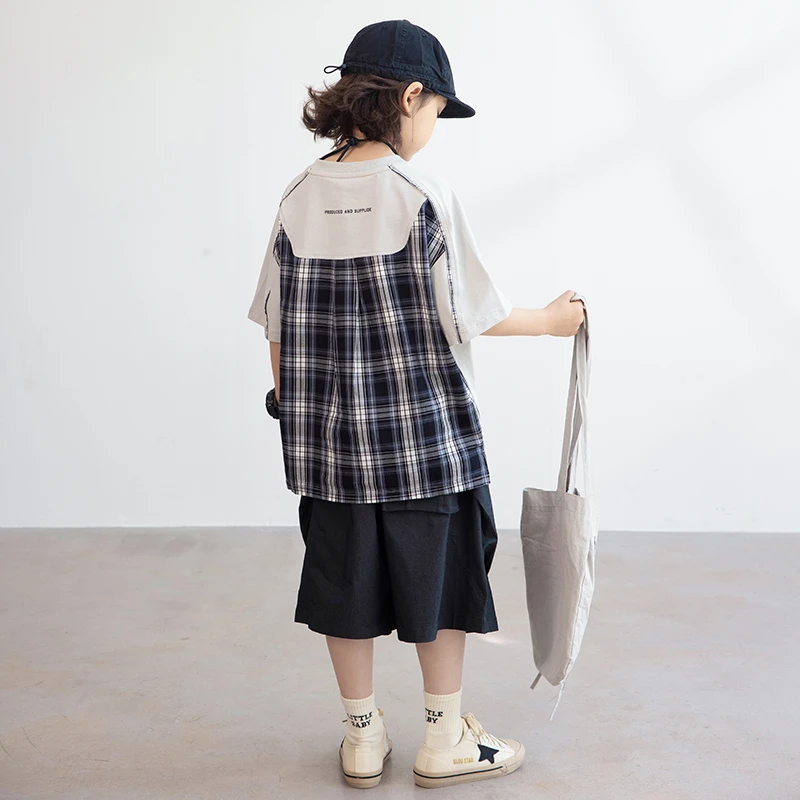 【2025夏款上新】男童夏季套装儿童帅气短袖两件套夏装中大童童装潮