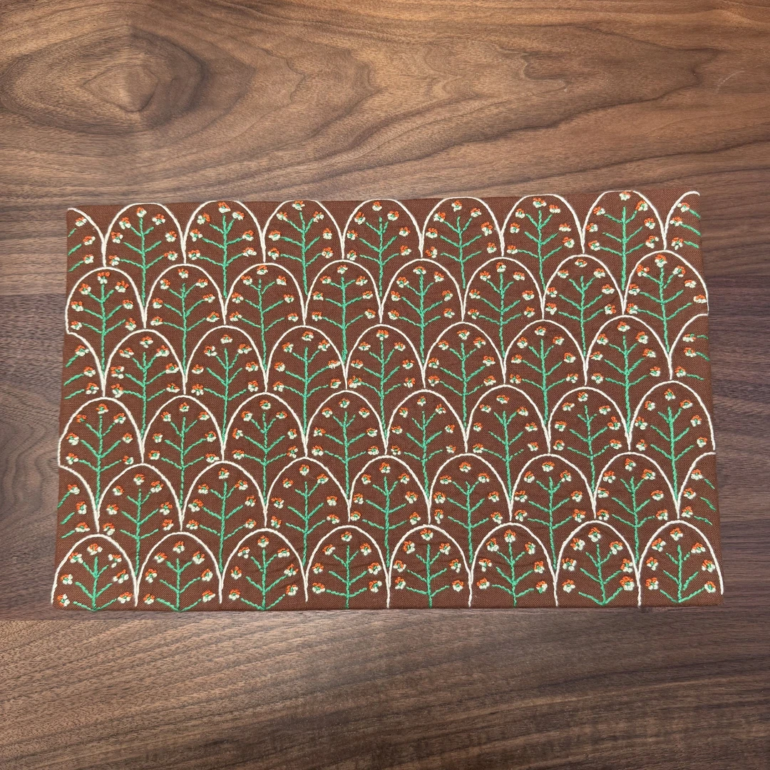 小森林｜39*25｜手工刺绣茶席｜知己刺子绣