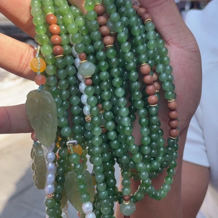 和田玉未镶嵌颈饰多样性发货，发其一