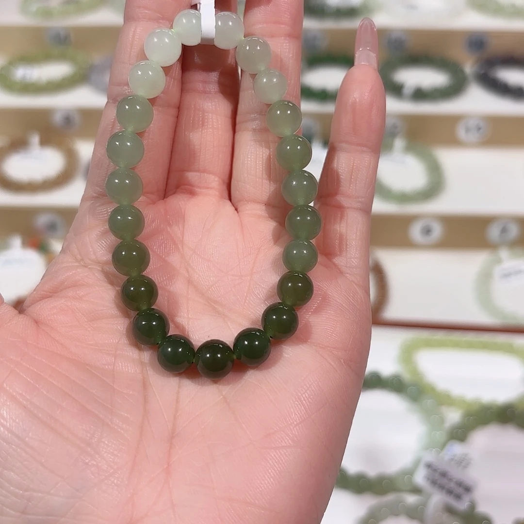 和田玉手链未镶嵌V