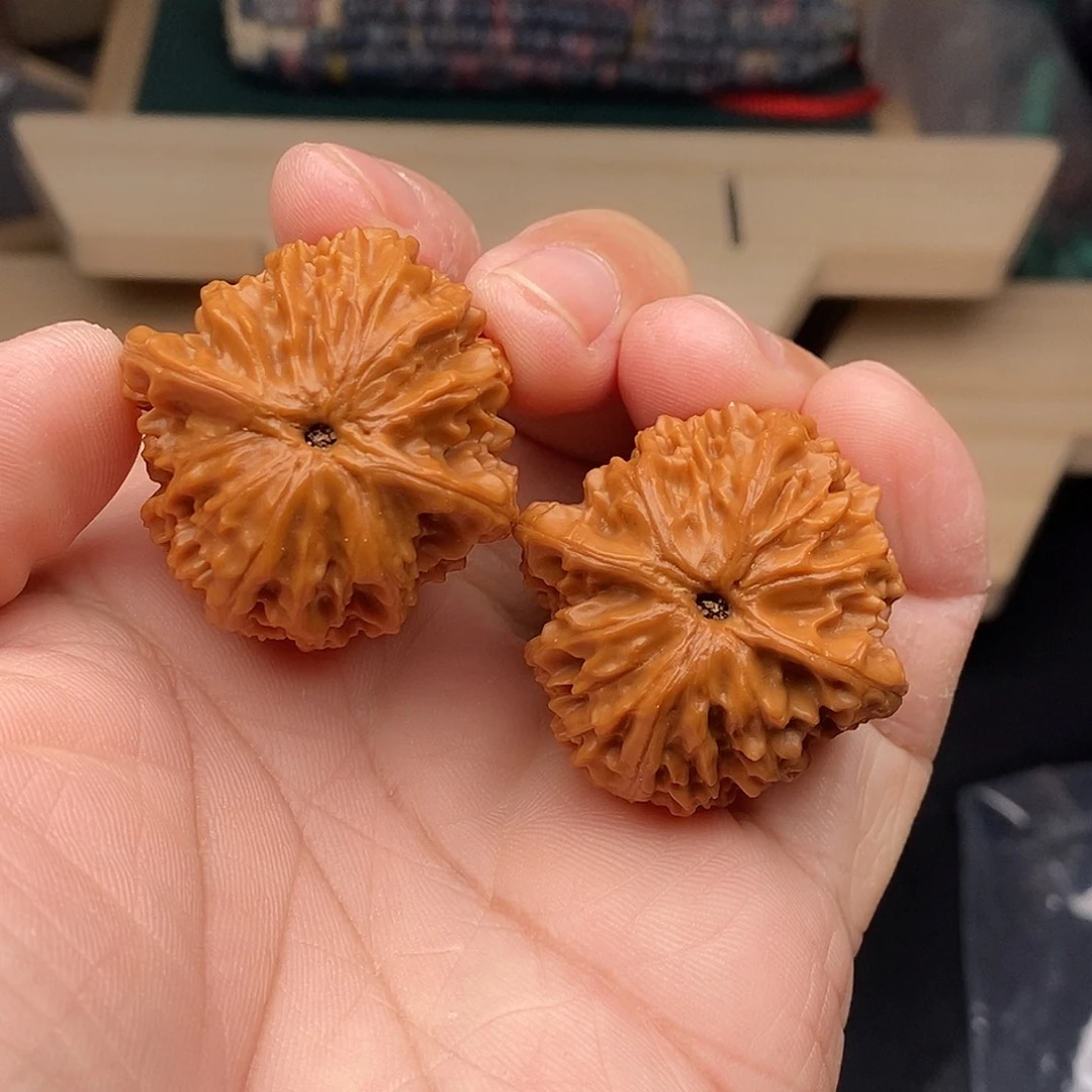把件核桃龙眼元宝