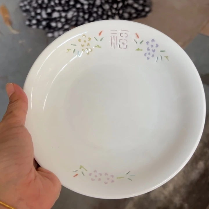 青瓷景德镇陶瓷骨碟两只微瑕