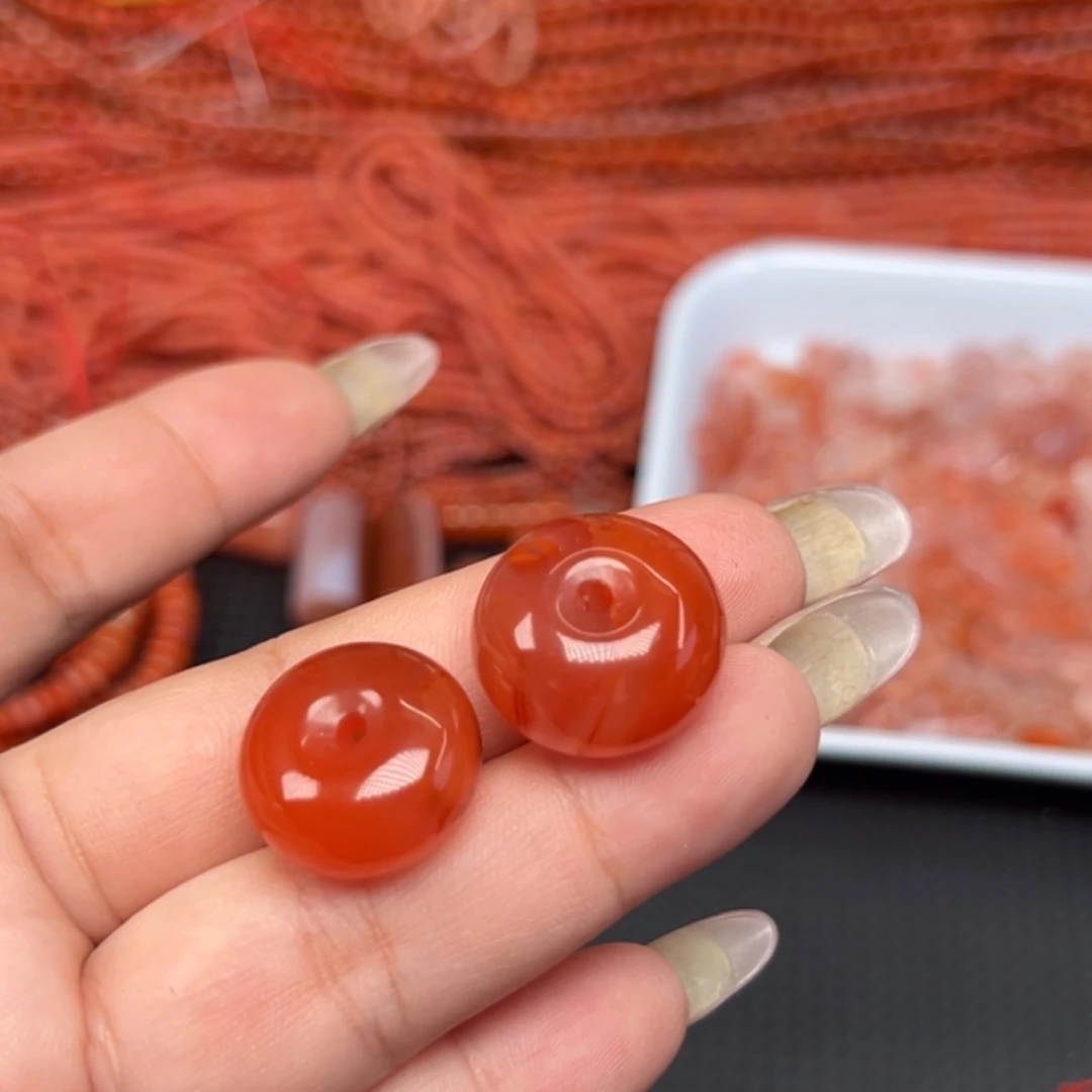 南红玛瑙未镶嵌吊坠(不含链)