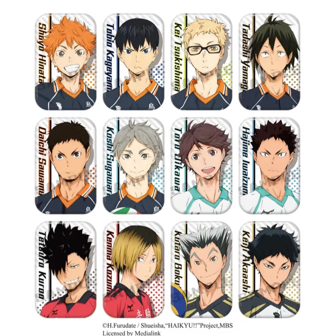 【小五】日谷 排球少年 bw展 波点方吧唧 转盘