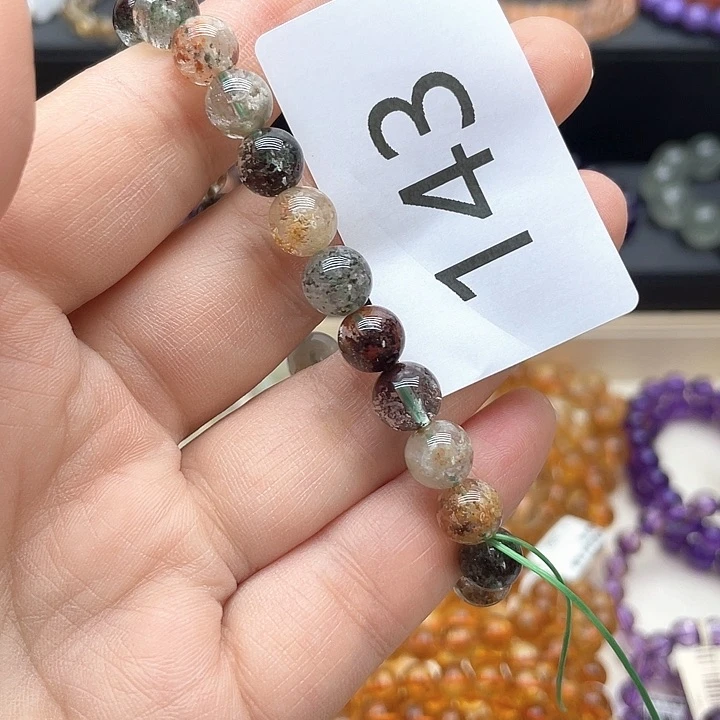 水晶手链未镶嵌多样性发一条