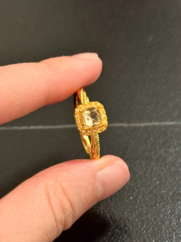 18k金戒指 Au750 戒指 a804