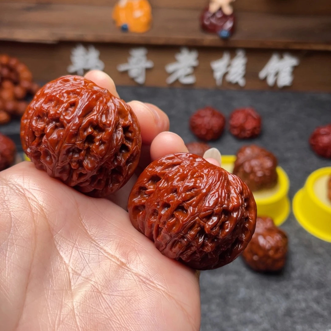 吊坠文玩核桃文玩核桃 手把件 磨盘 40