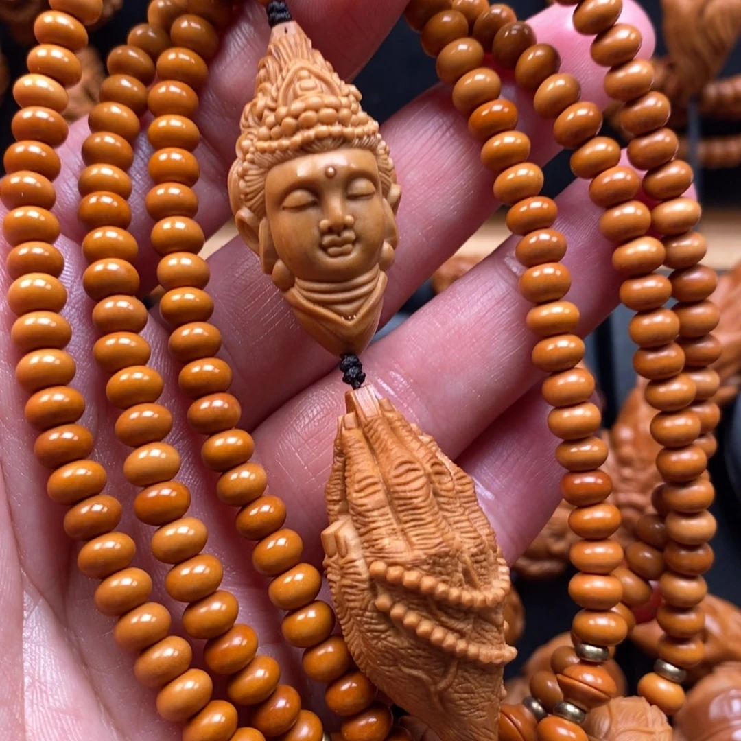 橄榄核手串观音链子